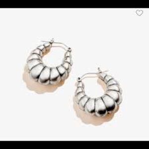 ALEX AND ANI Vintage 66 Bubble Hoop Earrings